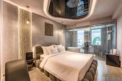 King-Zimmer mit Spa-Badewanne — Oria Hotel Gò Vấp